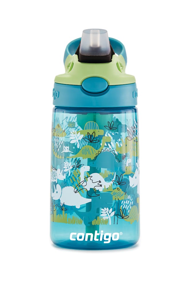 Contigo® Kids Straw Water Bottle with AUTOSPOUT® Lid, 14oz - Dinos