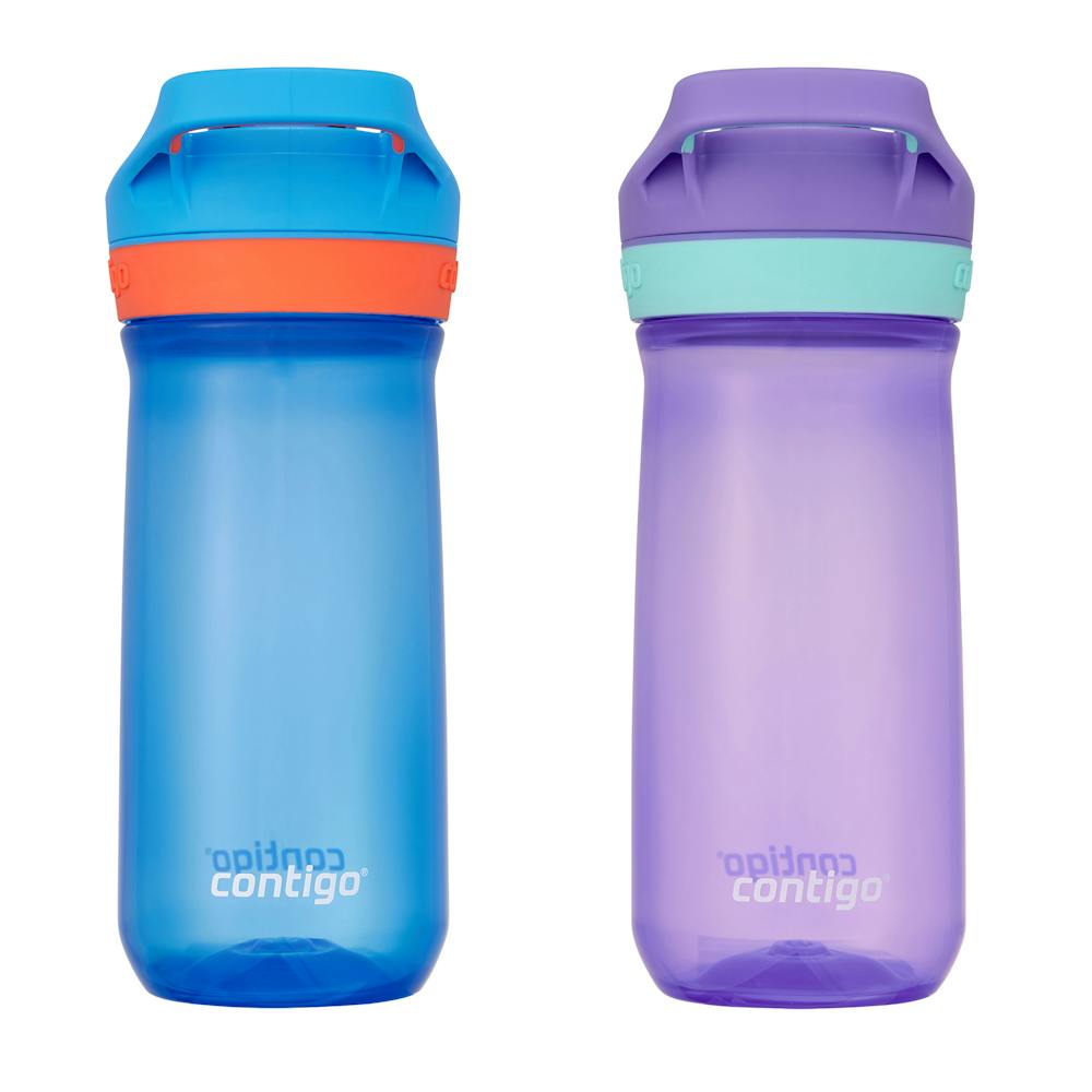 Contigo® Kids Jessie Water Bottle with AUTOPOP® Lid, 14oz - Blue Poppy & Amethyst