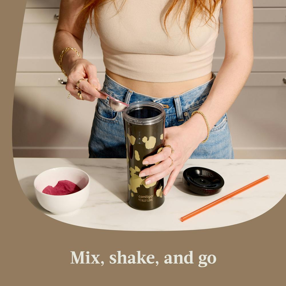 Contigo® x Ally Love Streeterville AUTOCLOSE® Shake & Go® Tumbler, 20oz - Licorice