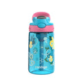 Contigo® Kids Water Bottle with Redesigned AUTOSPOUT® Straw, 14 oz - Blue Raspberry with Butterflies and Honeybees