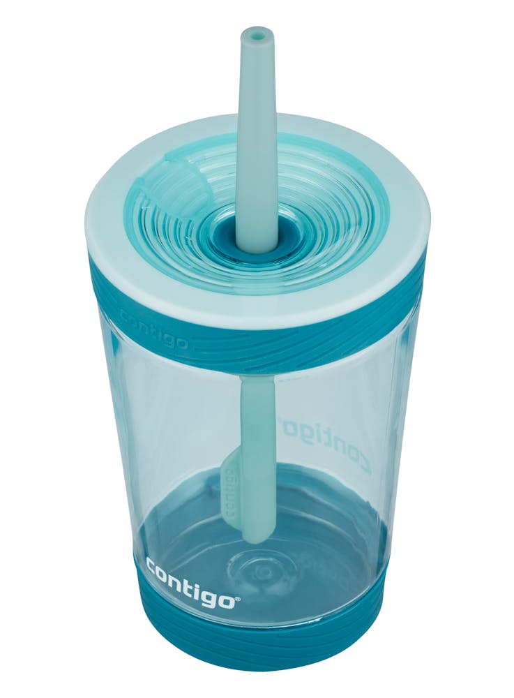 Kids Spill-Proof Tumbler with Straw, 14oz - Honeydew