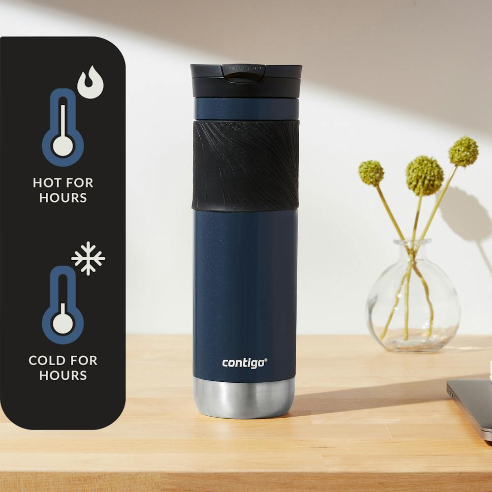 Contigo® Byron 2.0 Stainless Steel Travel Mug with SNAPSEAL™ Lid and Grip, 24oz - Midnight Berry