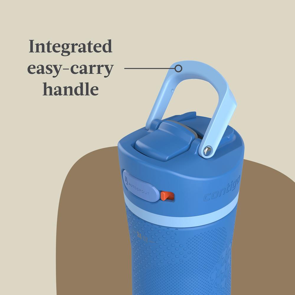 Contigo® x Ally Love Ashland Chill 2.0 Stainless Steel Water Bottle with AUTOSPOUT® Lid, 24oz - Stellar Jay