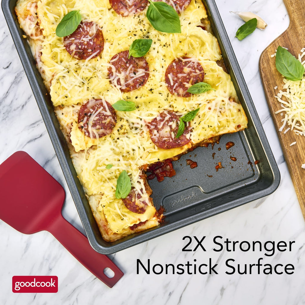Nonstick Steel Baking Pan, 9" x 13", Gray