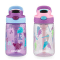 Contigo® Kids Water Bottle with Redesigned AUTOSPOUT® Straw, 14 oz, 2 pack - Orchid Bunnicorn & Strawberry Cream