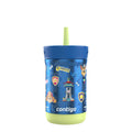 Contigo® Kids Leighton Spill-Proof Stainless Steel Tumbler with Straw, 12oz. - Power Pups Deep Blue