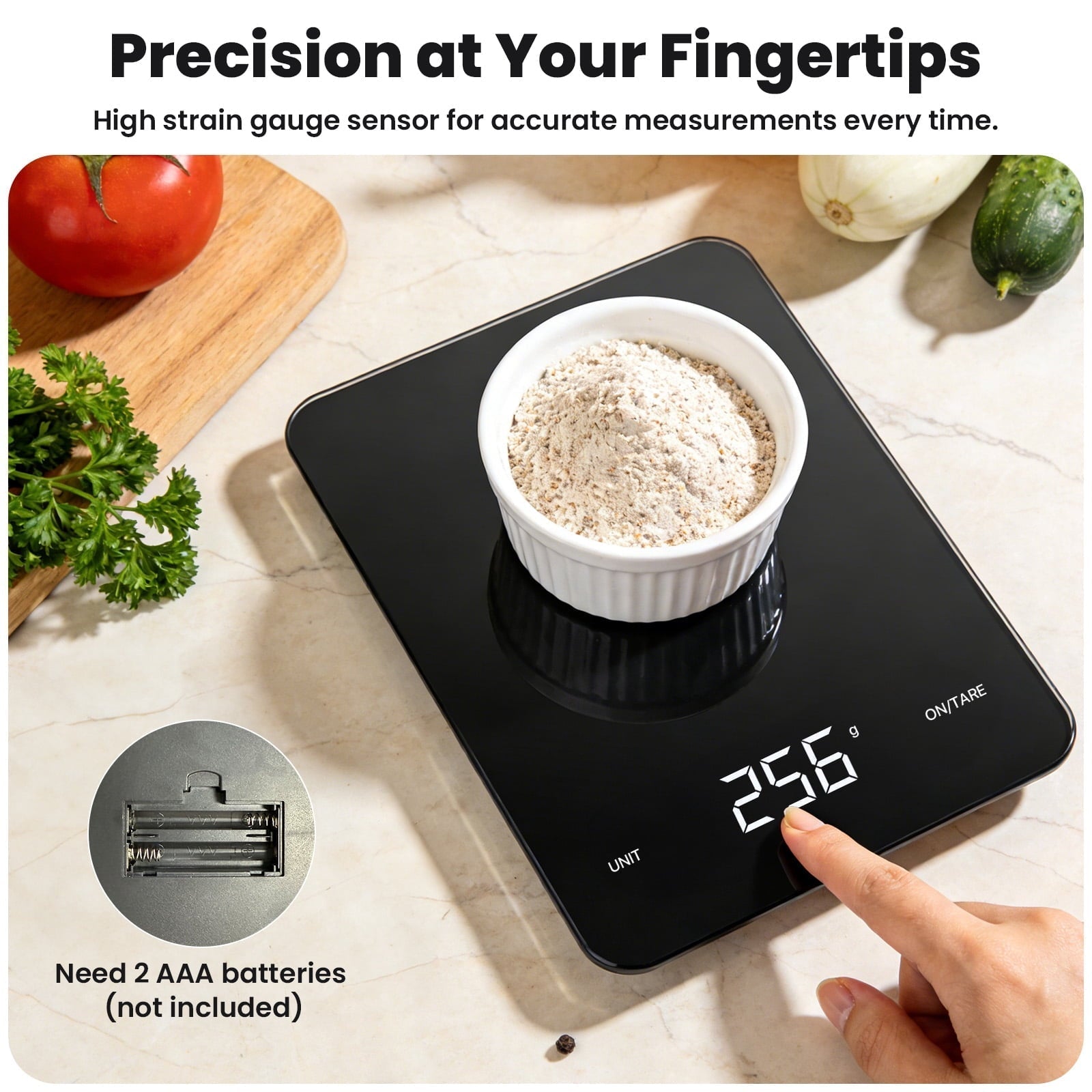 Food Scale with Nutritional Calculator, Digital Food Scales for Kitchen Scale Grams and Ounces, Smart Food Weight Sca...