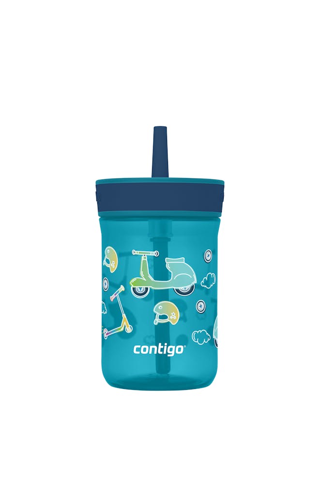 Contigo® Kids Leighton Spill-Proof Tumbler with Straw, 14 oz - Juniper with Scootin' By