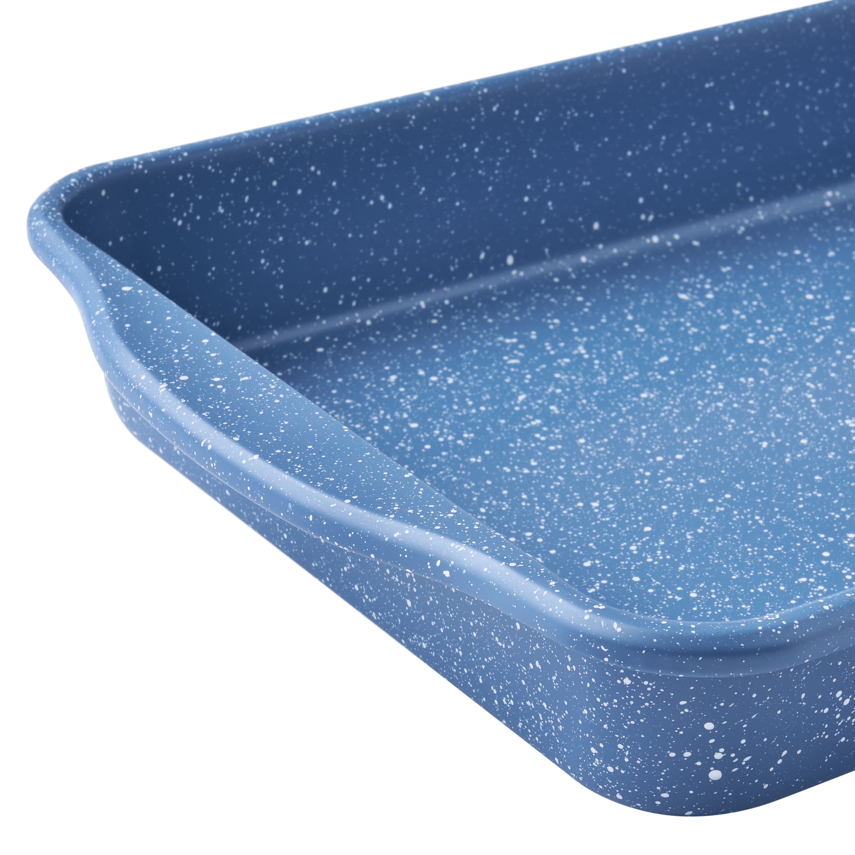 9" x 13" Aluminized Steel Nonstick Cake Pan, Blue Speckle