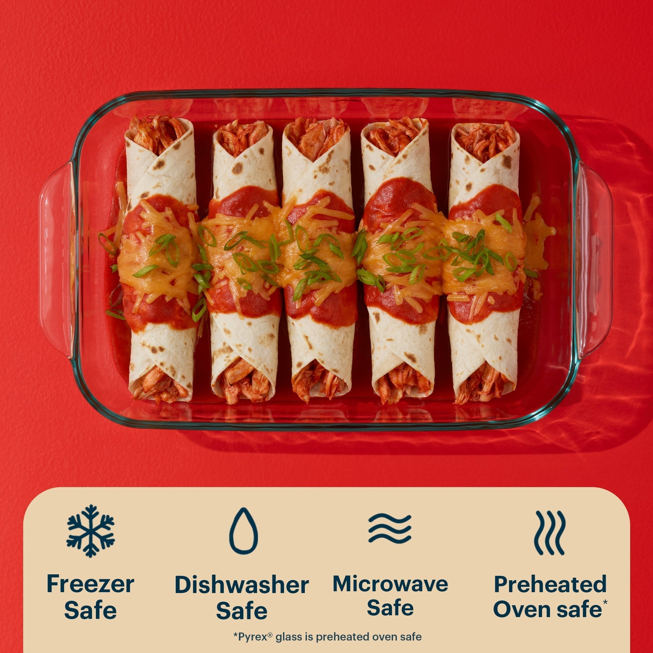 Basics 2 Piece Bakeware Value Pack, 3qt and 2qt Oblongs