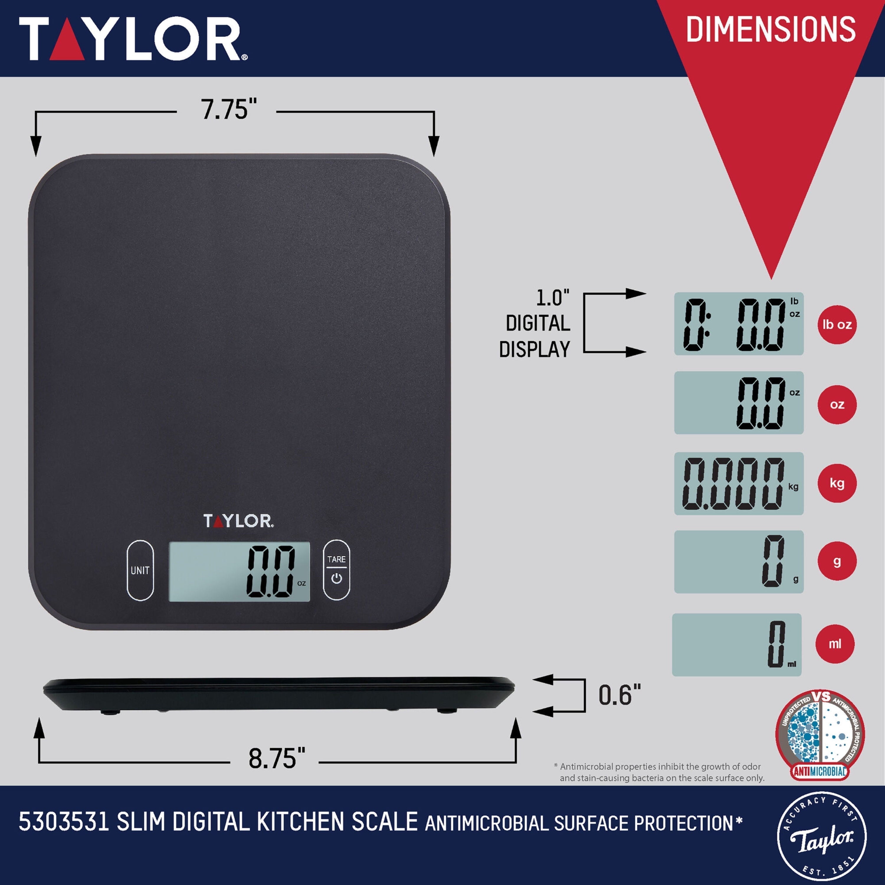 Kitchen Scale Black