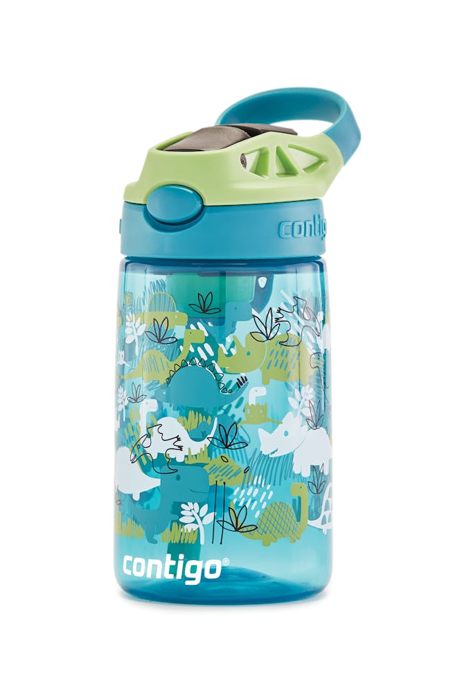 Contigo® Kids Straw Water Bottle with AUTOSPOUT® Lid, 14oz - Dinos
