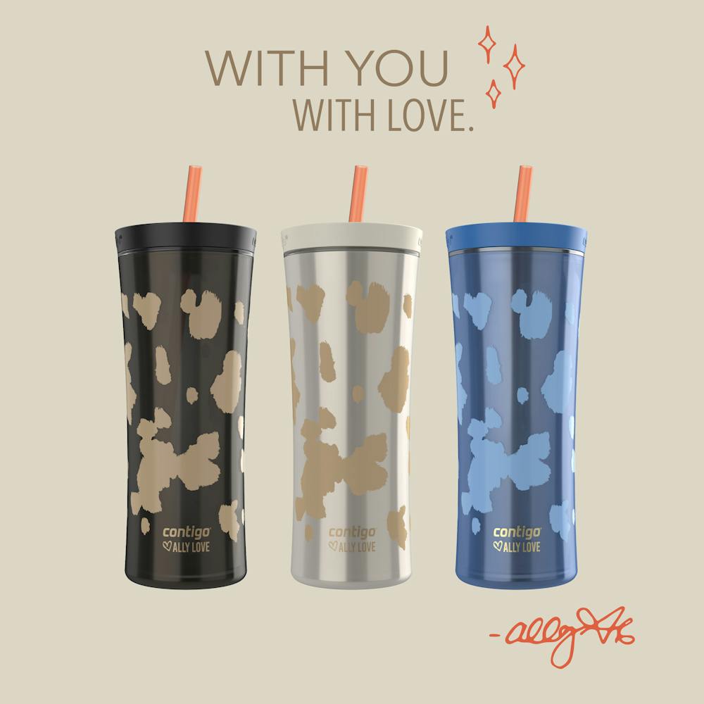 Contigo® x Ally Love Streeterville AUTOCLOSE® Shake & Go® Tumbler, 20oz - Oatmilk