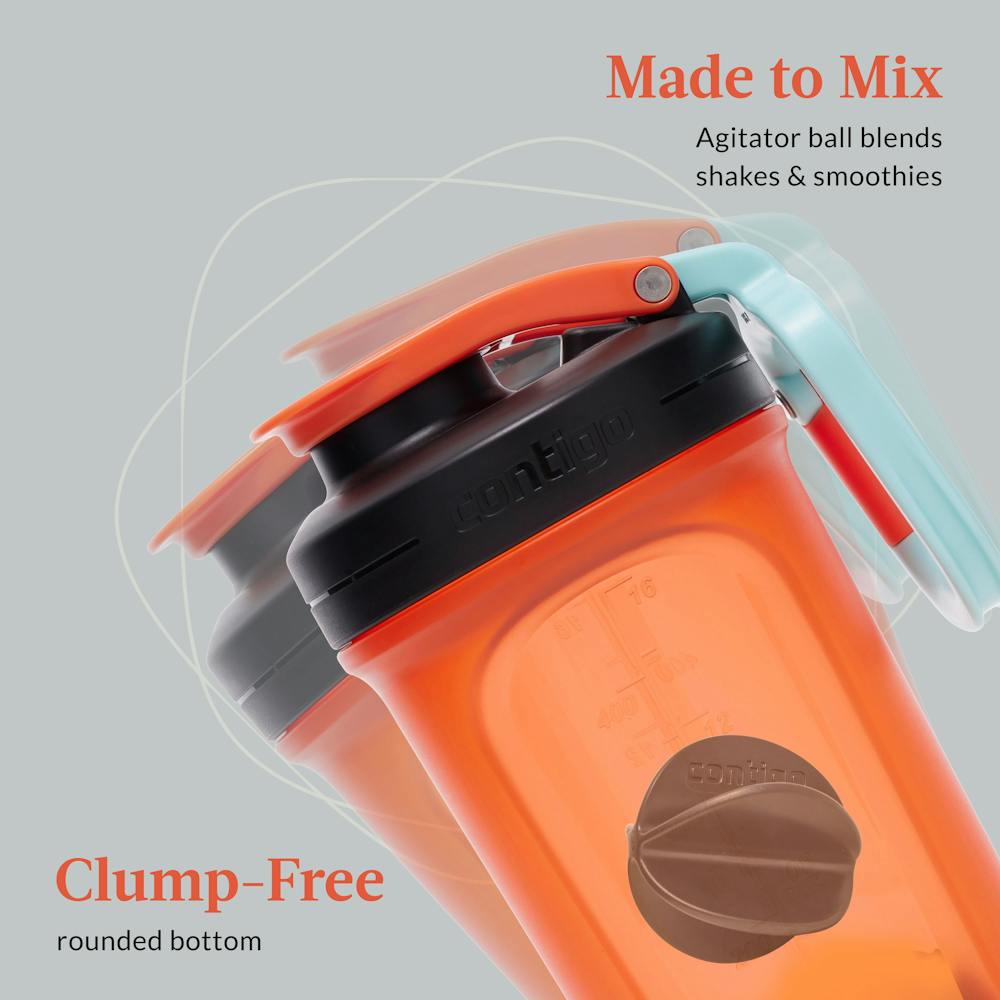 Contigo® Fit Shake & Go 2.0 Shaker Bottle, 20 fl oz. - Cayenne
