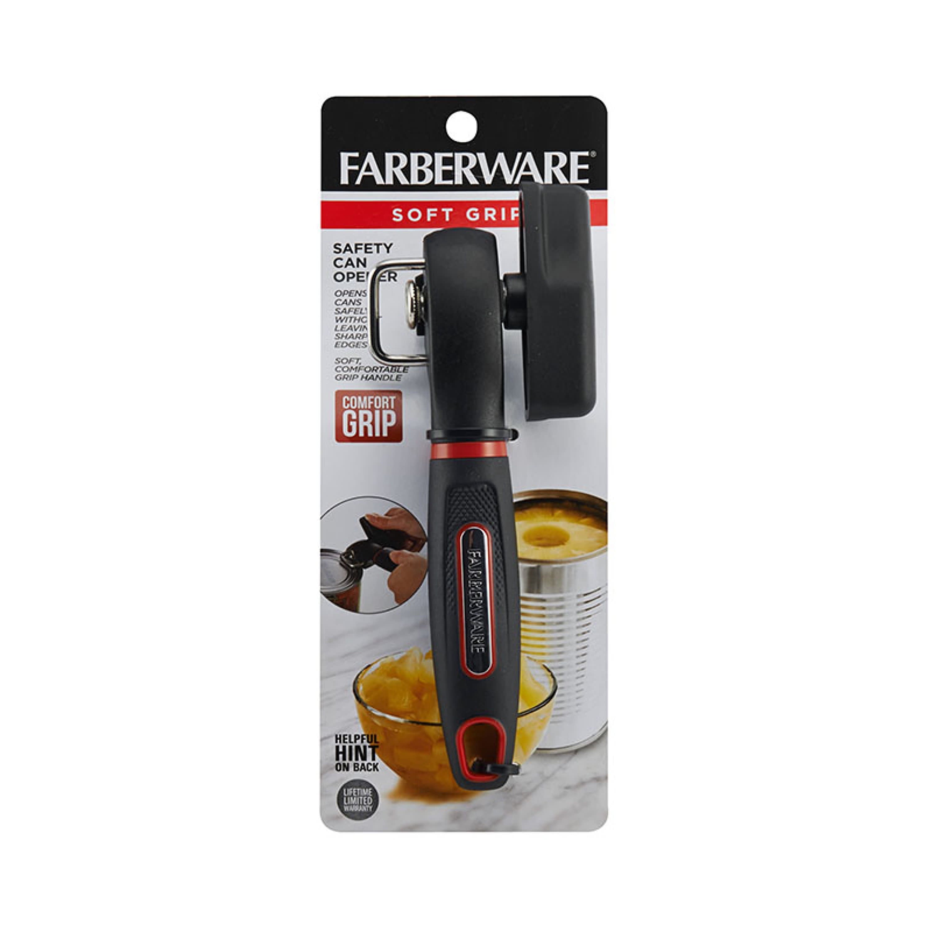Can Opener in Black with Red Accents