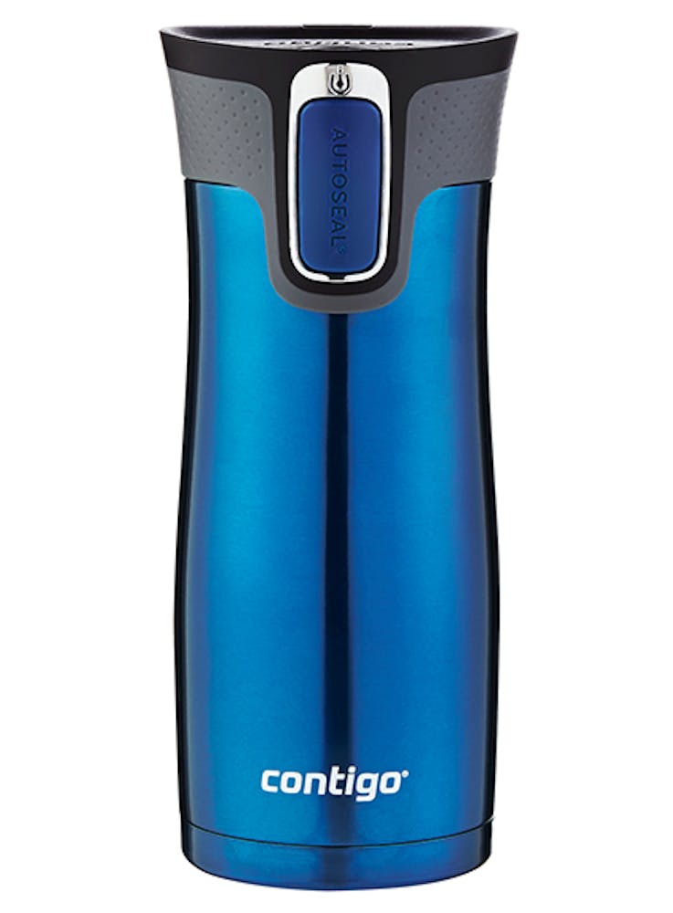Contigo® West Loop 2.0 Stainless Steel Travel Mug with AUTOSEAL® Lid, 16oz, 2-Pack - Monaco & Stainless Steel