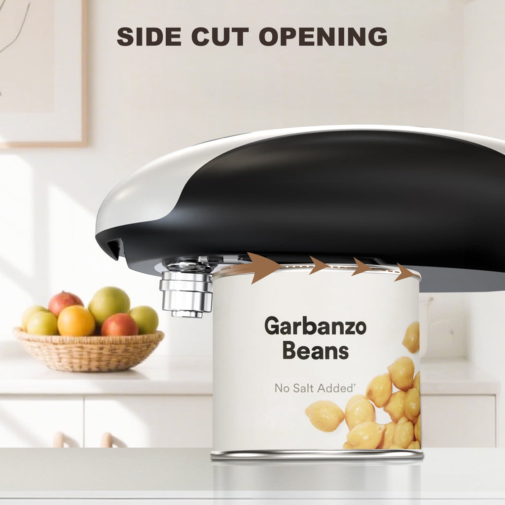 Automatic Electric Can Opener, USB-C Rechargeable Can Opener Smooth Edge, Hands-Free Countertop El...