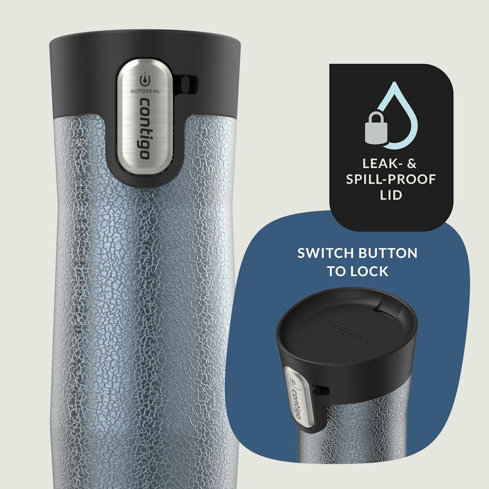 Contigo® West Loop 3.0 Stainless Steel Travel Mug with AUTOSEAL® Lid, 16oz - Crystal Lakeside