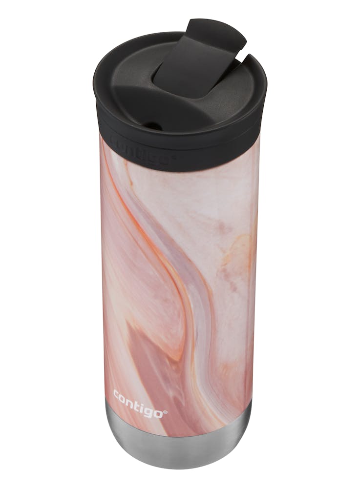 Huron Stainless Steel Travel Mug with SNAPSEAL™ Lid, 20oz - Pink Marble