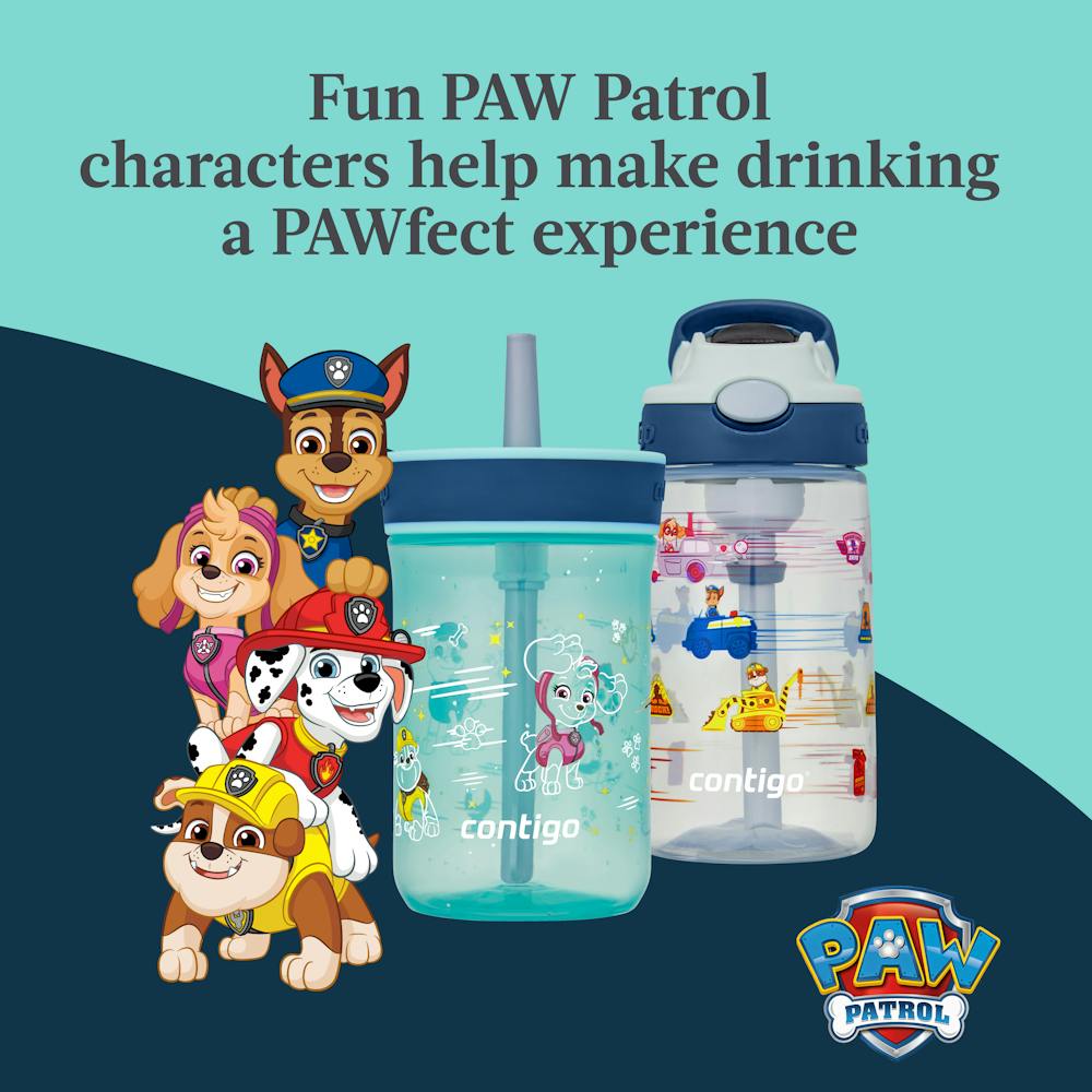 Kids Leighton Spill-Proof Tumbler with Straw, 14oz., 2-Pack - Jade VinePAW Patrol & Blue Raspberry PAW Patrol