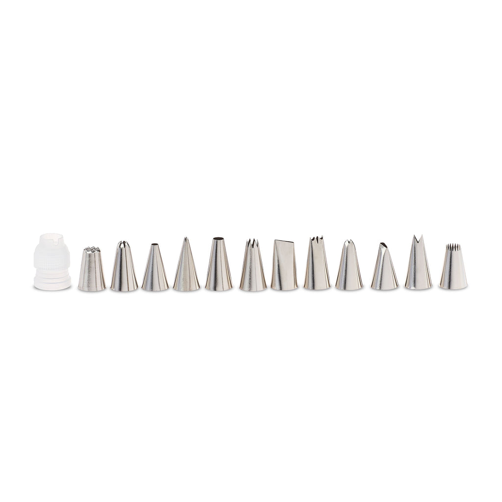 Deluxe Cake Decorating Tip Set, 13 Pieces