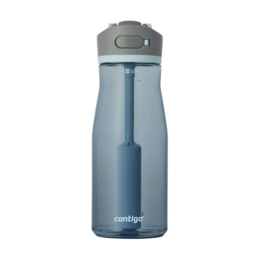 Contigo® Wells Plastic Filter Water Bottle with AUTOSPOUT® Straw Lid, 32 Oz. - Dark Ice