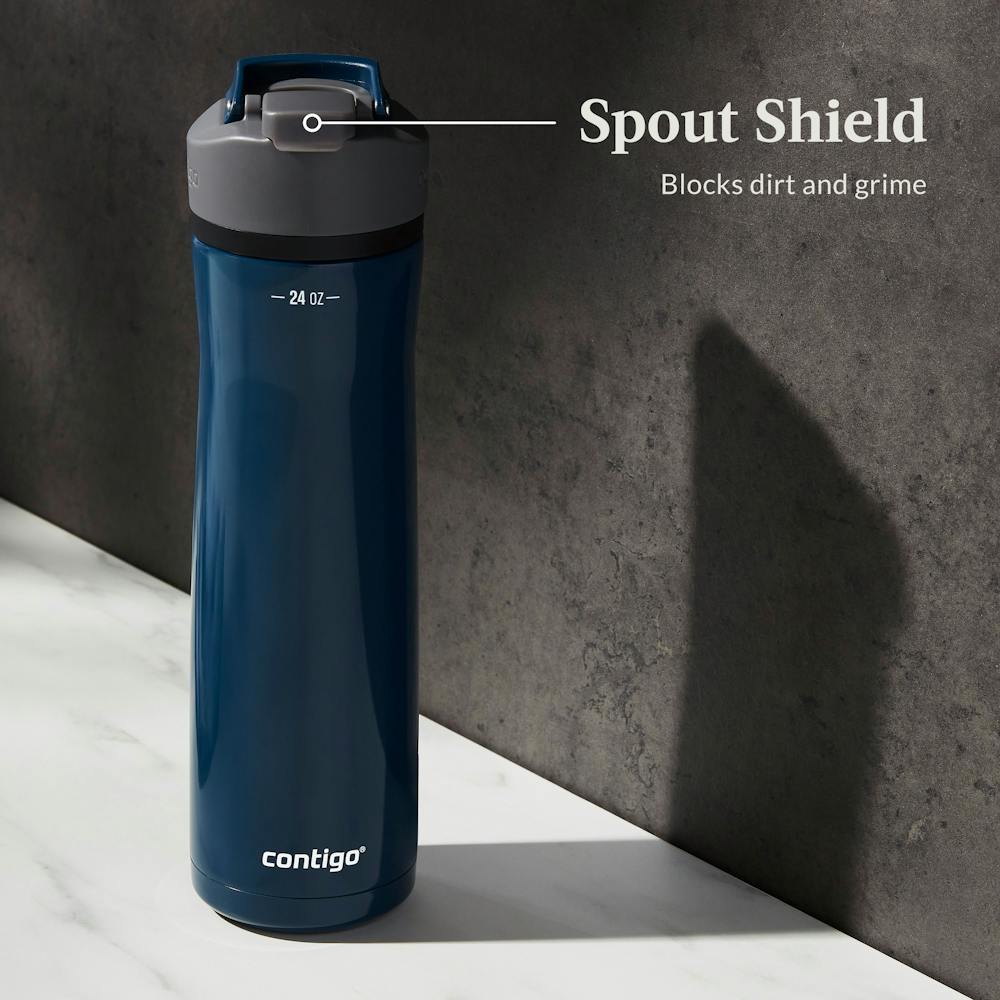 Contigo® Cortland Chill 2.0 Stainless Steel Water Bottle with AUTOSEAL® Lid, 24oz - Blueberry